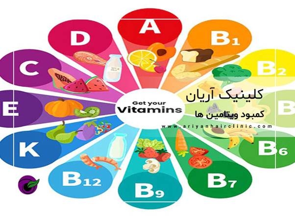تاثیر ویتامین ها در ریزش مو